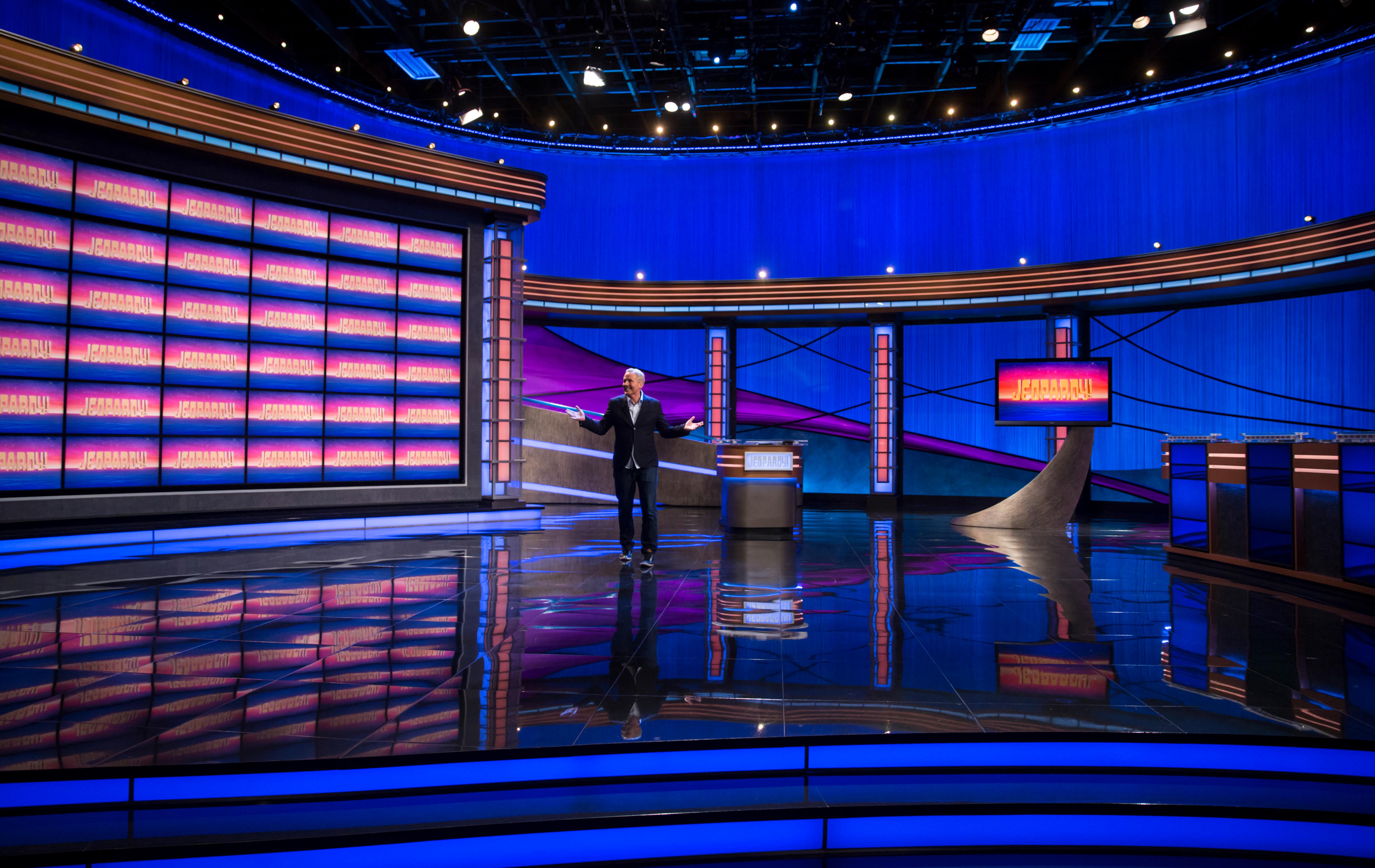 Photos Behindthescenes on the Jeopardy! set KOMO
