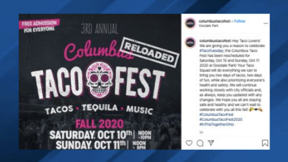 Columbus Taco Fest moved to October due to coronavirus WSYX