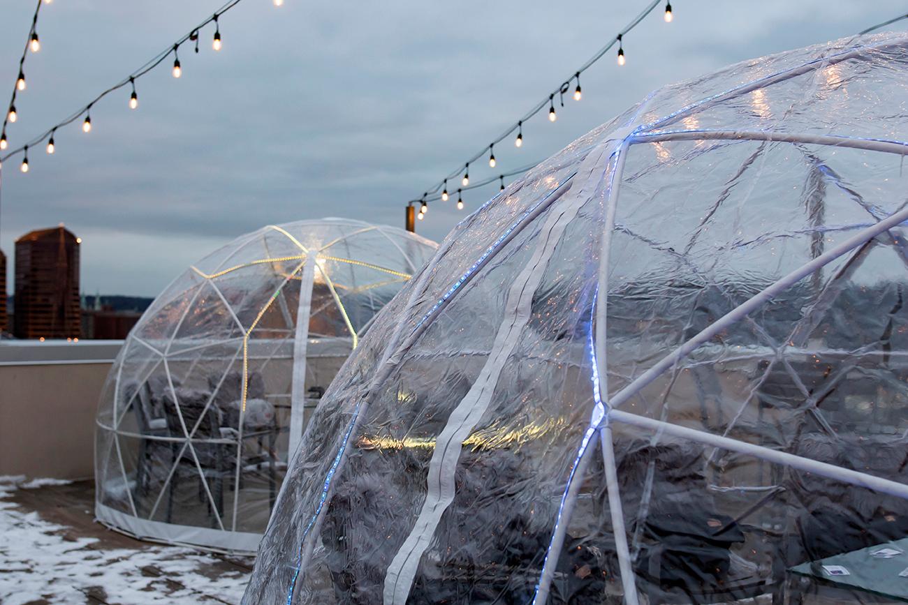 Get Tipsy in an Igloo at This Downtown Rooftop Bar Cincinnati Refined