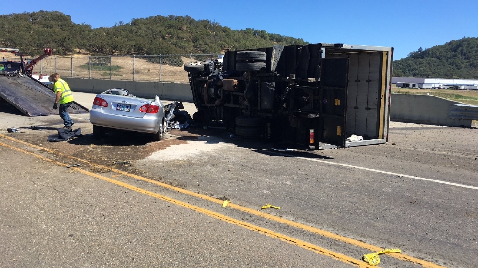Crash closes NB I5 ramps to Hwy 42 near Winston KMTR