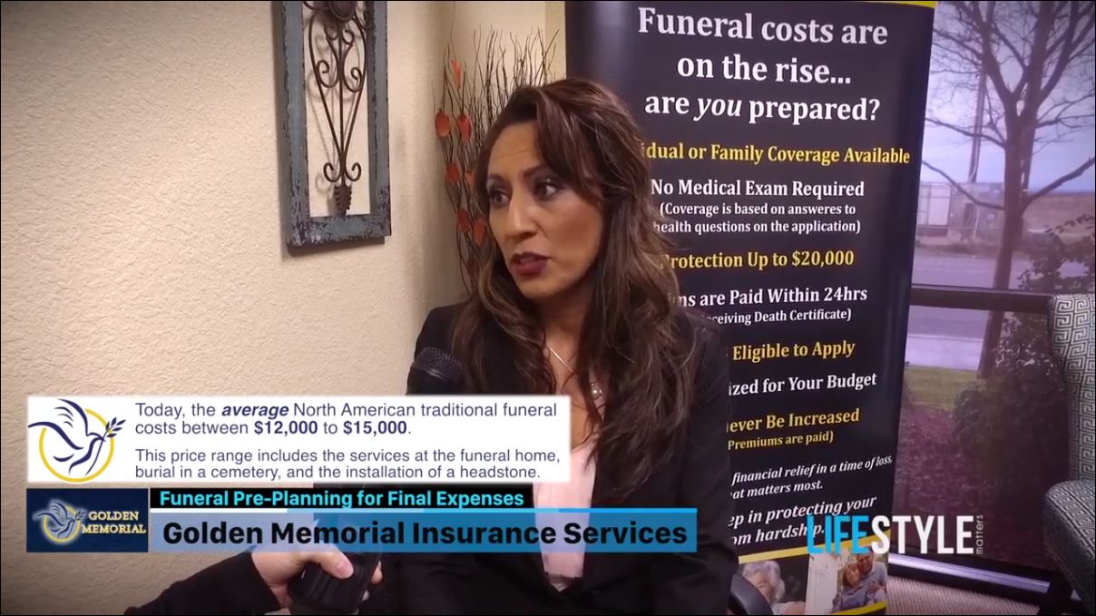 Golden Memorial Insurance Services on LifeStyle Matters KMPH