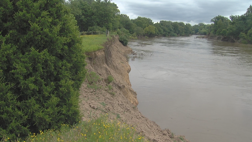Erosion from recent flooding continues to drag Rogers County property