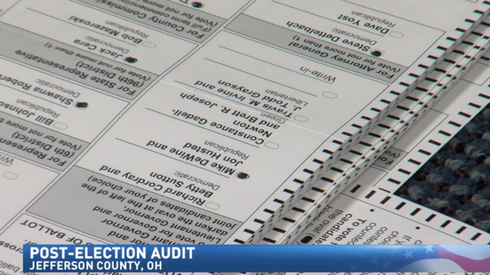 Jefferson County Board of Elections completing postelection audit WTOV