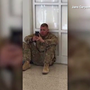 Viral photo: Soldier delayed in Texas airport watches daughter's birth on FaceTime