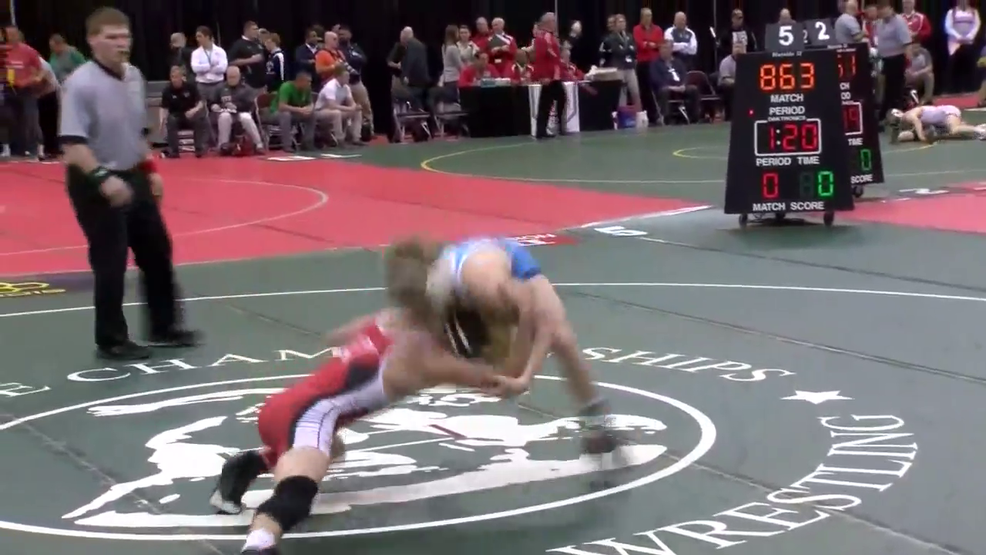 3.8.19 Highlights Ohio state high school wrestling semifinals WTOV