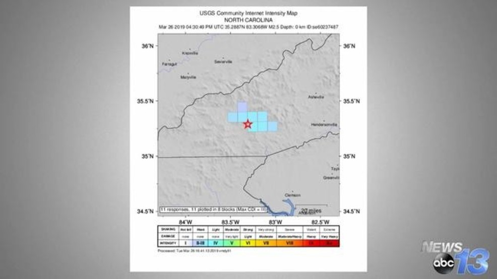 2.6 magnitude earthquake hits North Carolina | WSET