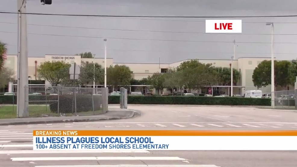 More than 100 students and staff out sick at Freedom Shores WPEC