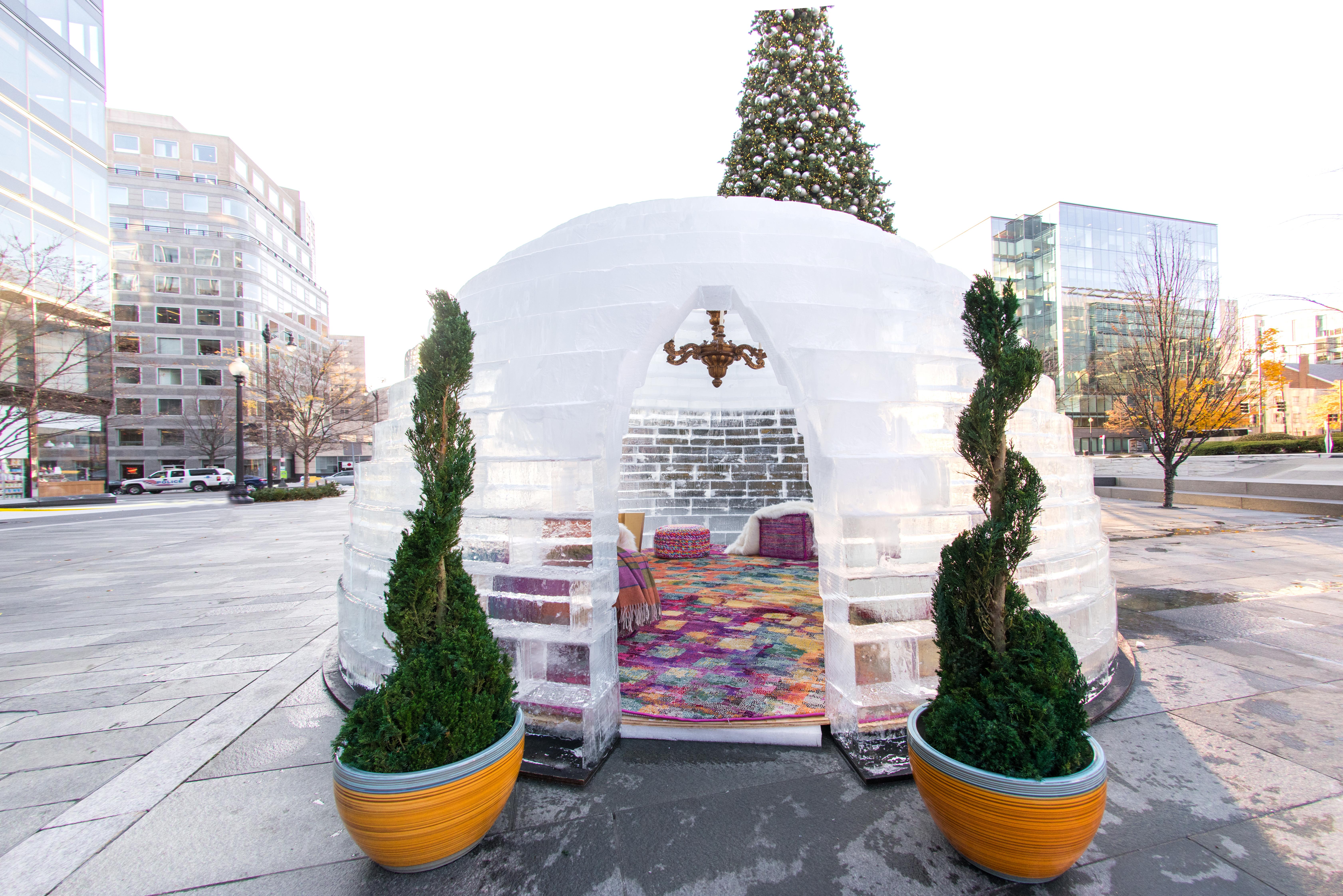 CityCenter's igloo ice lounge is the perfect setting for an Instagram