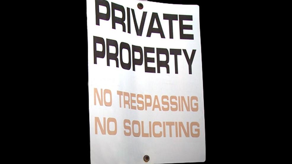 Tennessee Purple Paint No Trespassing