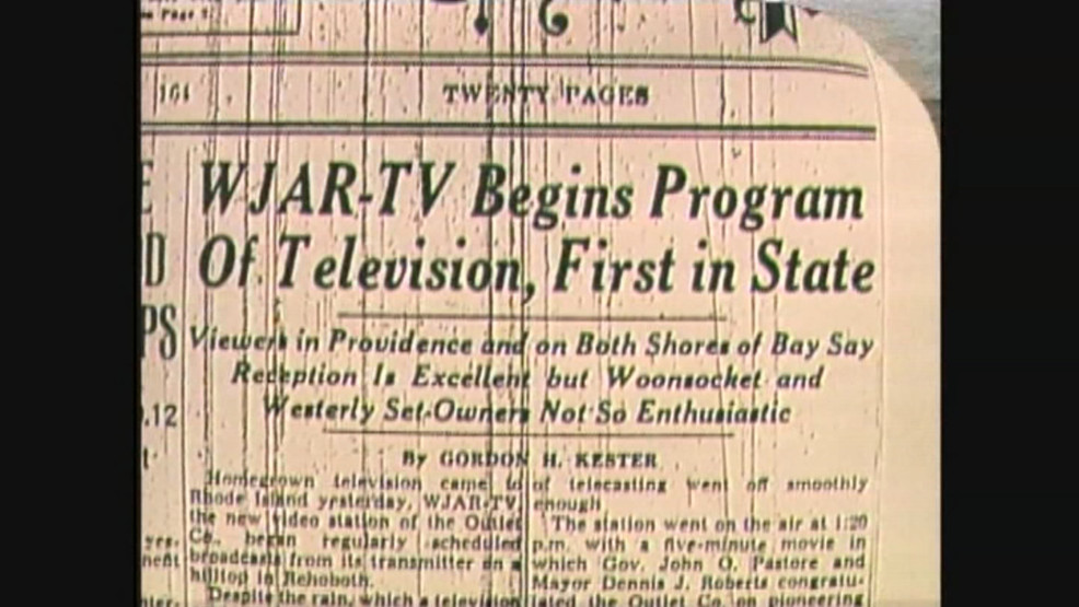 NBC 10, RI's first television station, signed on 71 years ago WJAR
