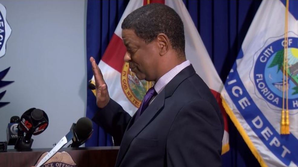 West Palm Beach Police Chief Adderley sworn in WPEC