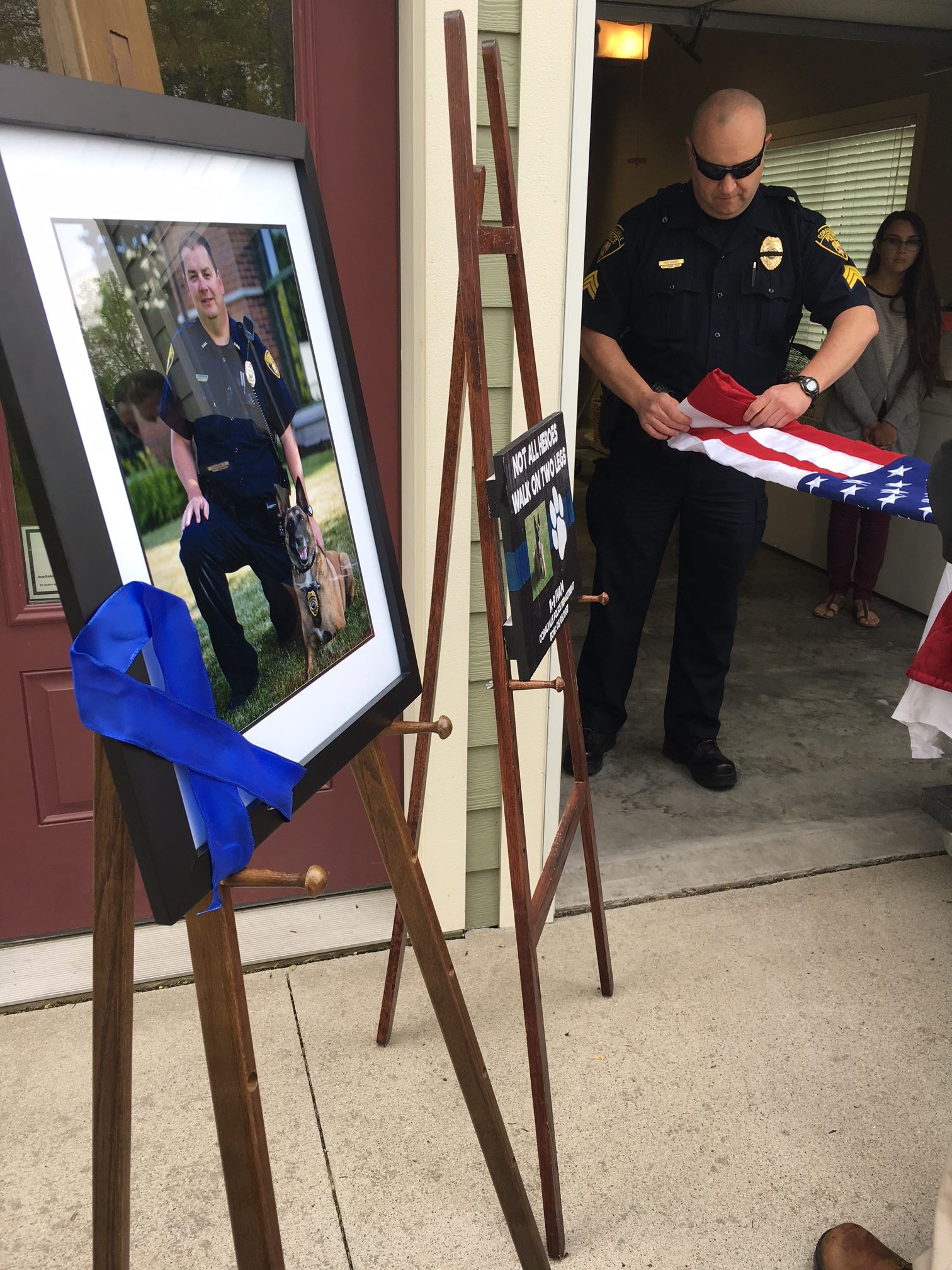 Coralville Police Department lay K9 to rest after cancer bout KGAN