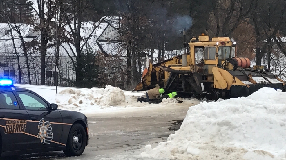 Railroad snowplow derails in Fife Lake WPBN