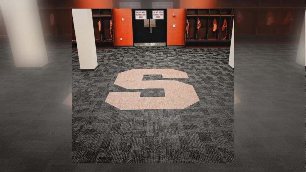 Facility Upgrades Carrier Dome locker room remodeled for Syracuse