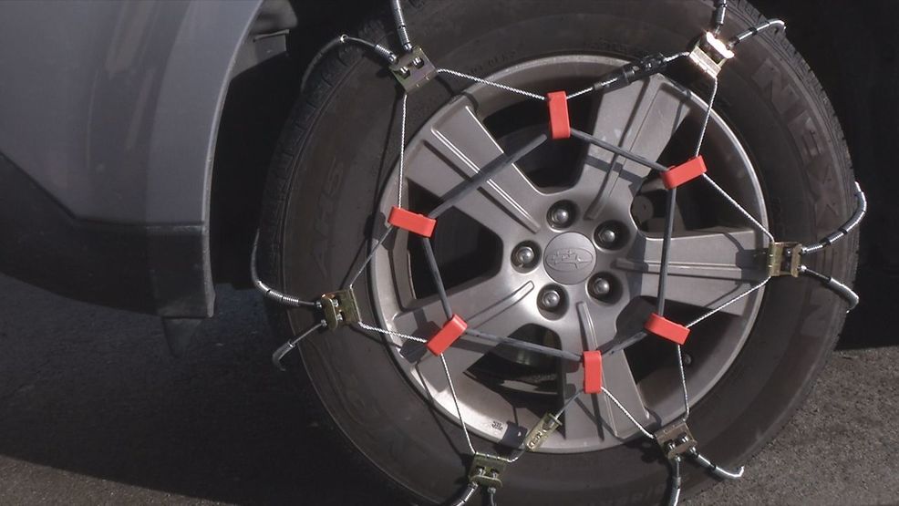 How to put chains on tires for winter driving KRCR