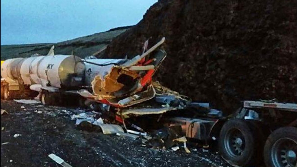 2 dead after trucks crash on I84 in Eastern Oregon KATU