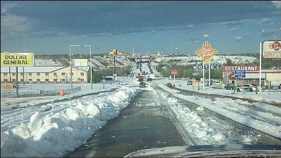 Massive storm dumps nearly 2 feet of hail in New Mexico KOMO