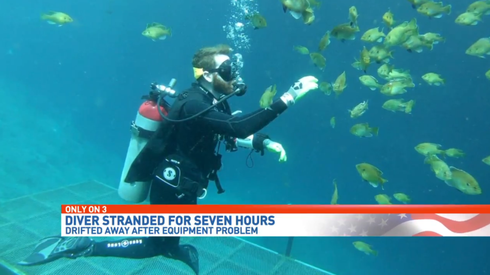 Pensacola diver stranded for hours 'I'm just glad I'm alive.' WHP