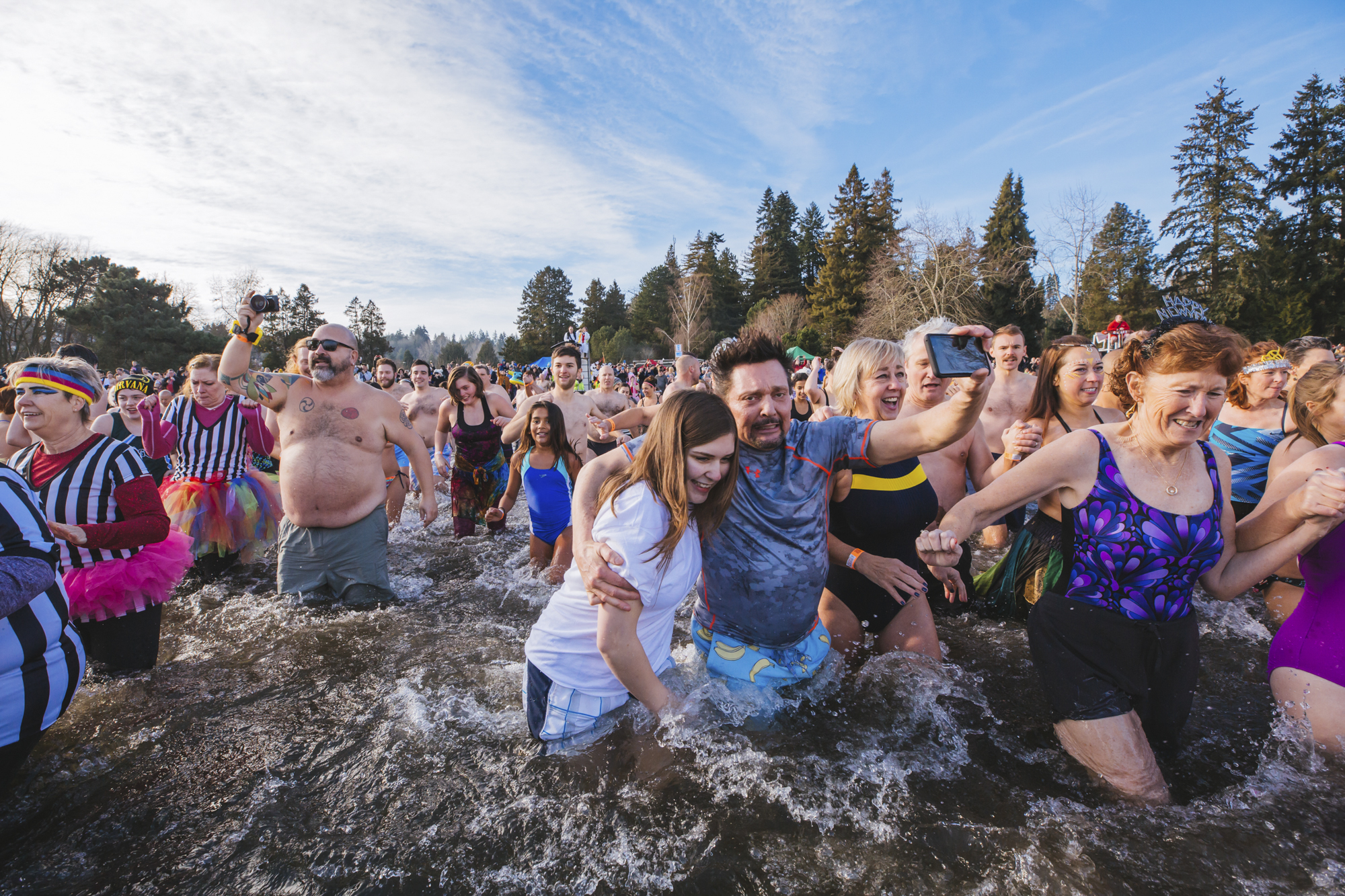 Photos Thousands take Seattle's annual Polar Bear Plunge Seattle Refined