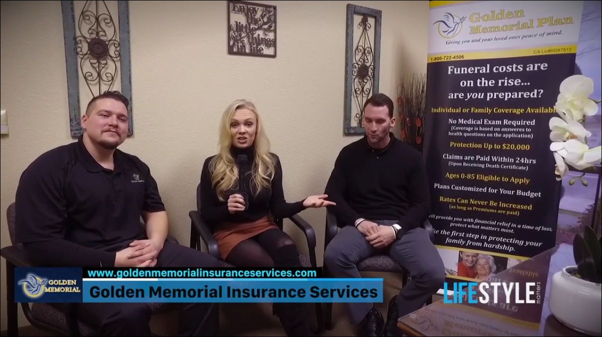 Golden Memorial Insurance Services on LifeStyle Matters KMPH