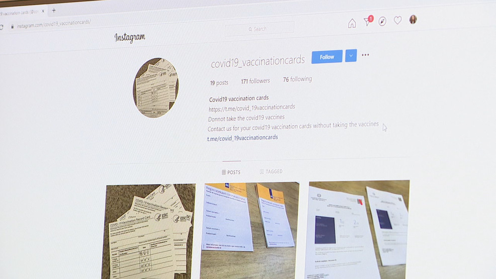 As more businesses require proof of vaccinations, fake COVID-19 vaccine cards on the rise