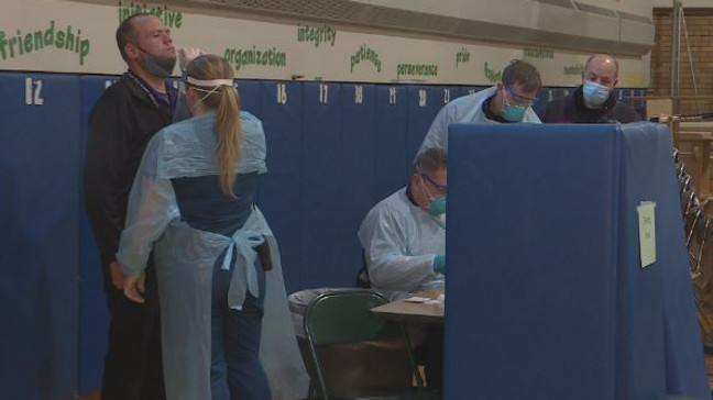 Students, staff do their part with COVID-19 tests in Syracuse schools